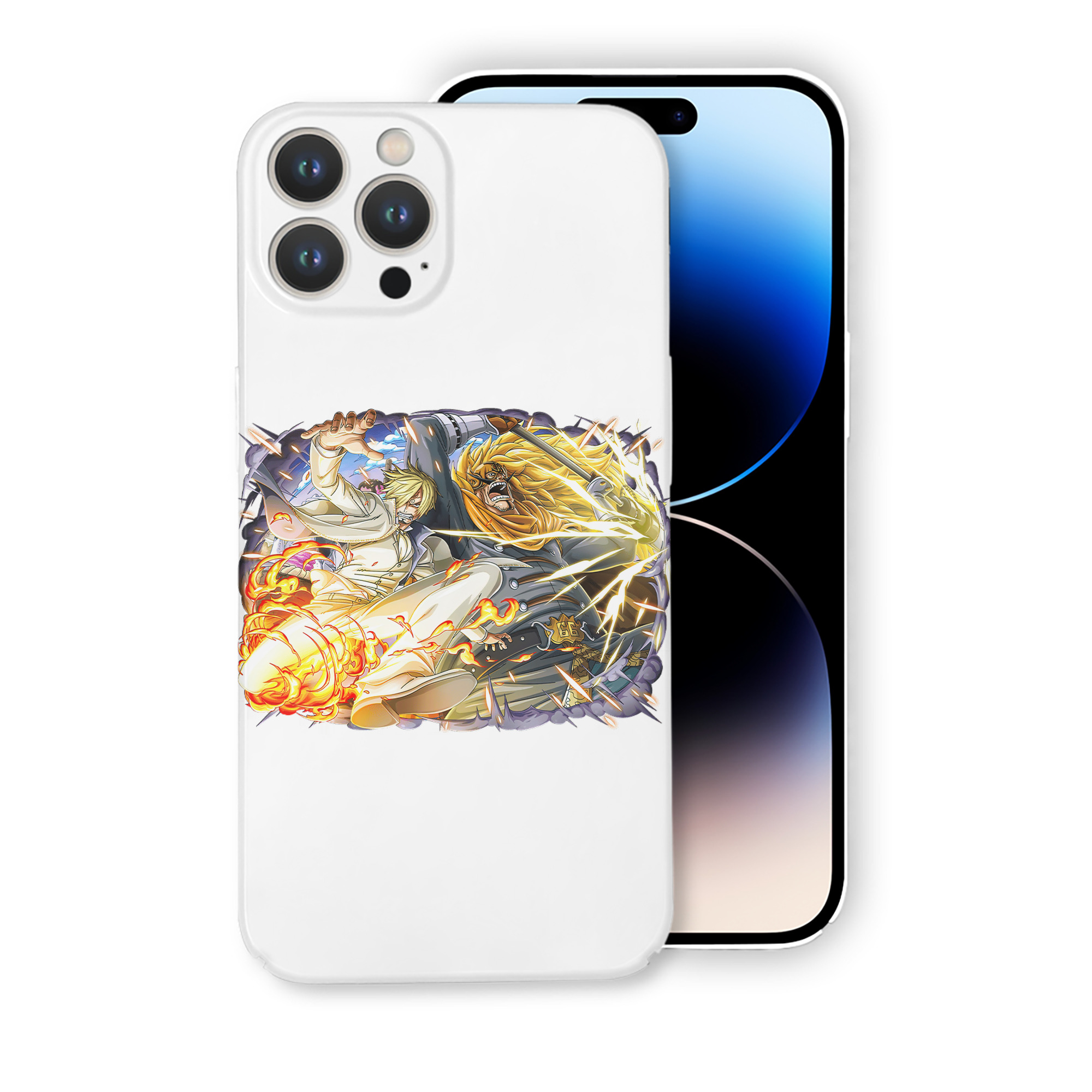 （画像用） ワンピース サンジ ONE PIECE Sanji 【iPhone 14シリーズ対応】ハードケース